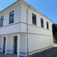 Außenansicht Seite von einem Hausprojekt in Heringsdorf