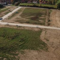 Luftbild von den Bauflächen vom Projekt Weitenhagen